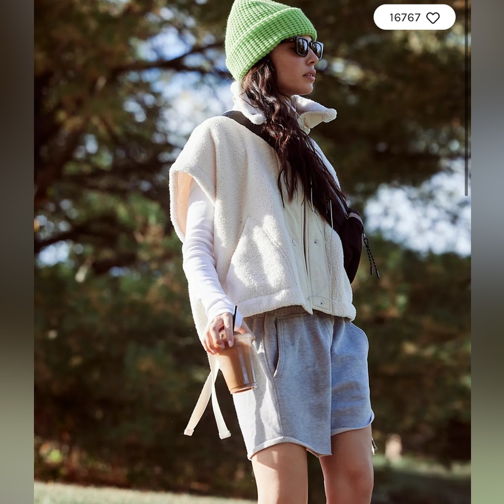 NWT Free People Scout It Out Fleece Vest